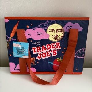 Trader Joe’s Collapsible Grocery Tote Bag